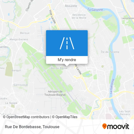 Rue De Bordebasse plan