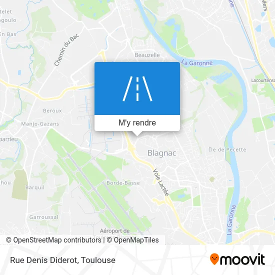 Rue Denis Diderot plan