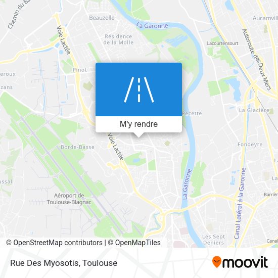 Rue Des Myosotis plan