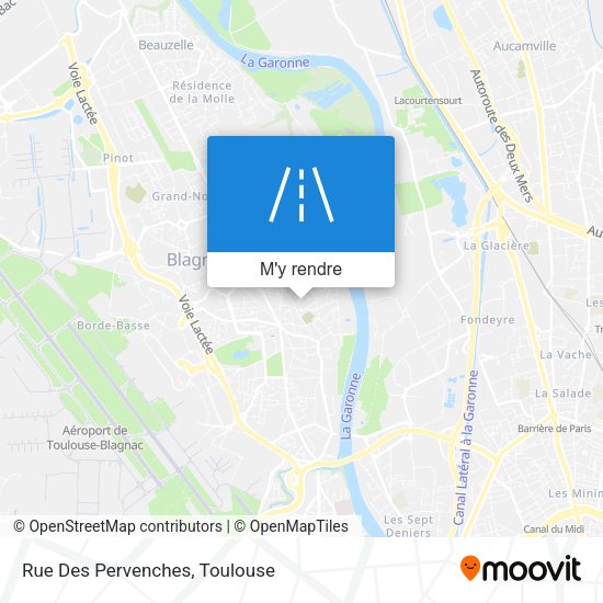 Rue Des Pervenches plan