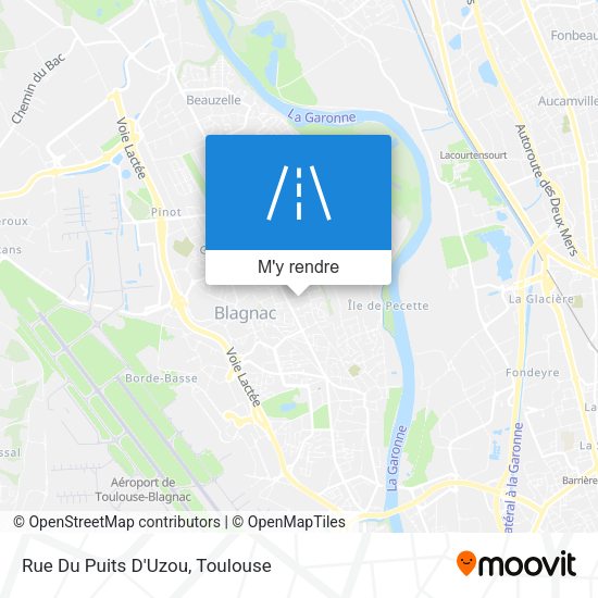 Rue Du Puits D'Uzou plan