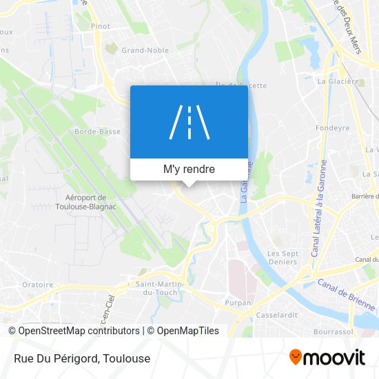 Rue Du Périgord plan
