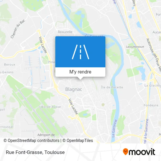 Rue Font-Grasse plan