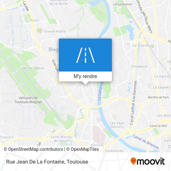 Rue Jean De La Fontaine plan