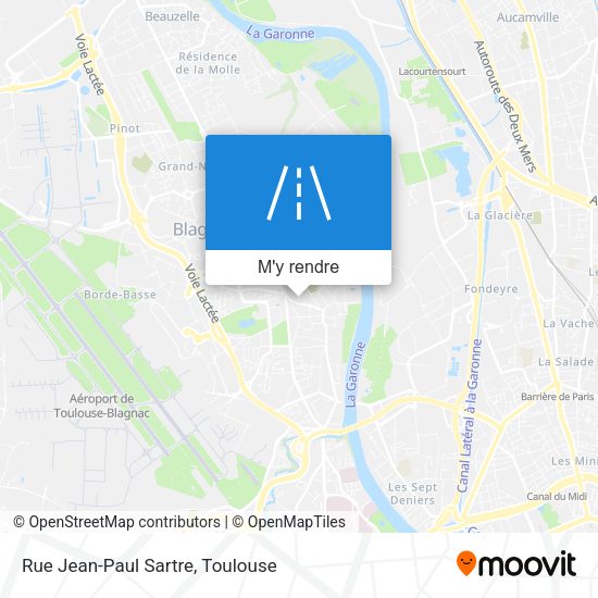 Rue Jean-Paul Sartre plan