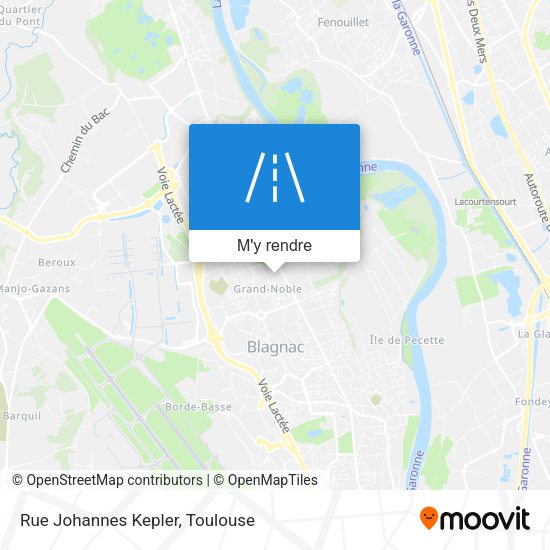 Rue Johannes Kepler plan