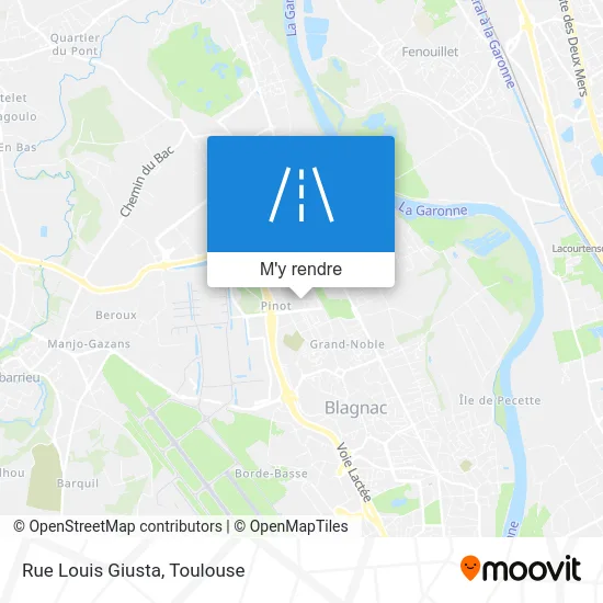 Rue Louis Giusta plan