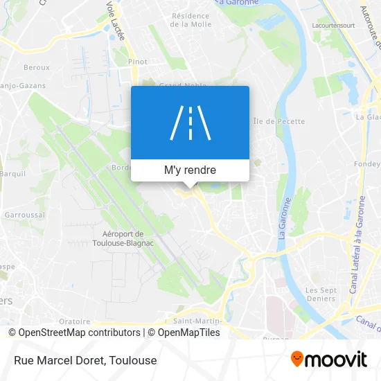 Rue Marcel Doret plan