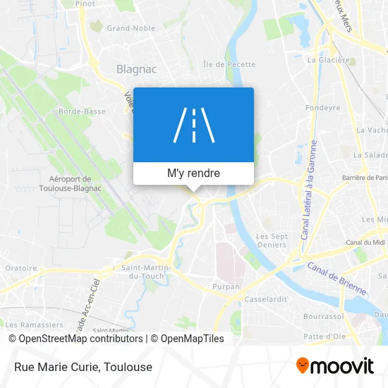 Rue Marie Curie plan