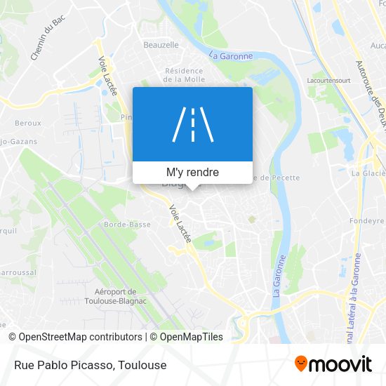 Rue Pablo Picasso plan