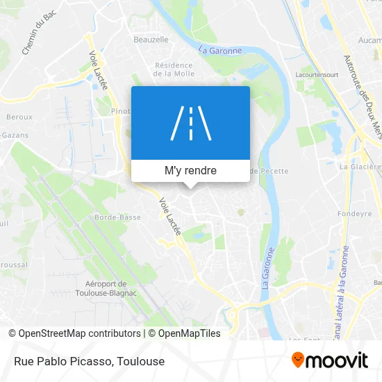 Rue Pablo Picasso plan