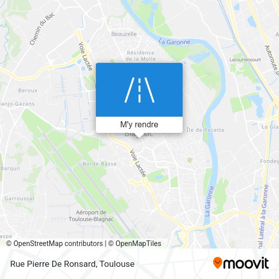 Rue Pierre De Ronsard plan