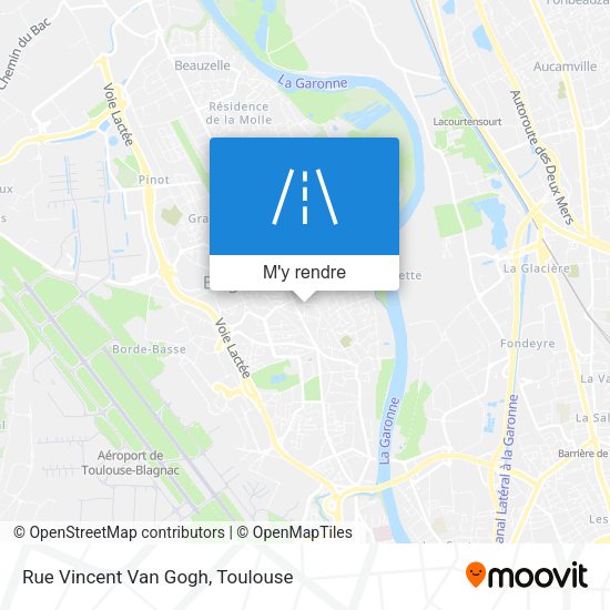 Rue Vincent Van Gogh plan