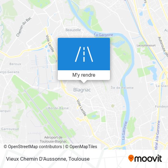 Vieux Chemin D'Aussonne plan
