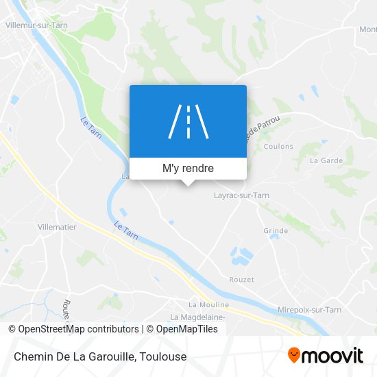 Chemin De La Garouille plan