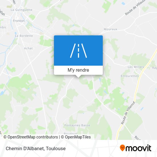 Chemin D'Albanet plan