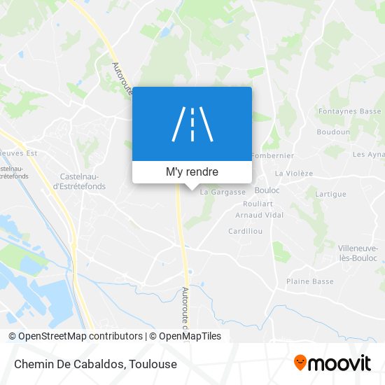 Chemin De Cabaldos plan
