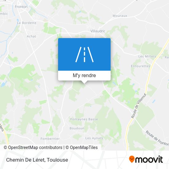 Chemin De Léret plan