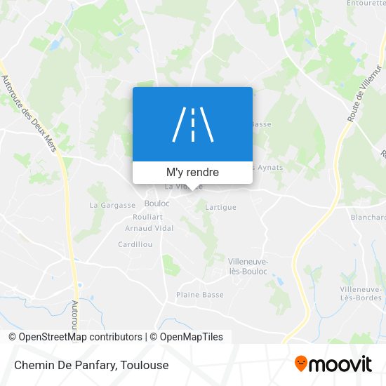 Chemin De Panfary plan