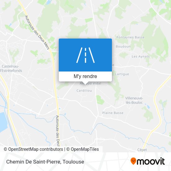 Chemin De Saint-Pierre plan