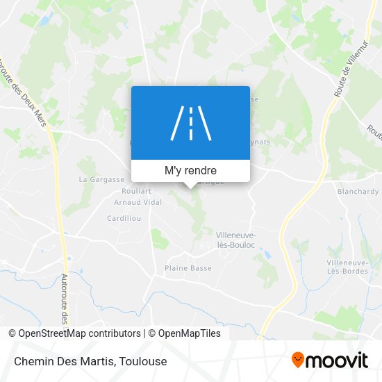Chemin Des Martis plan