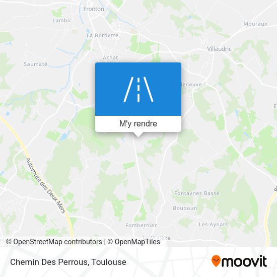 Chemin Des Perrous plan