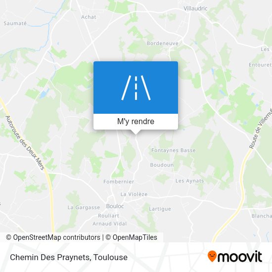 Chemin Des Praynets plan