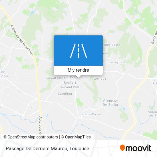 Passage De Derrière Maurou plan