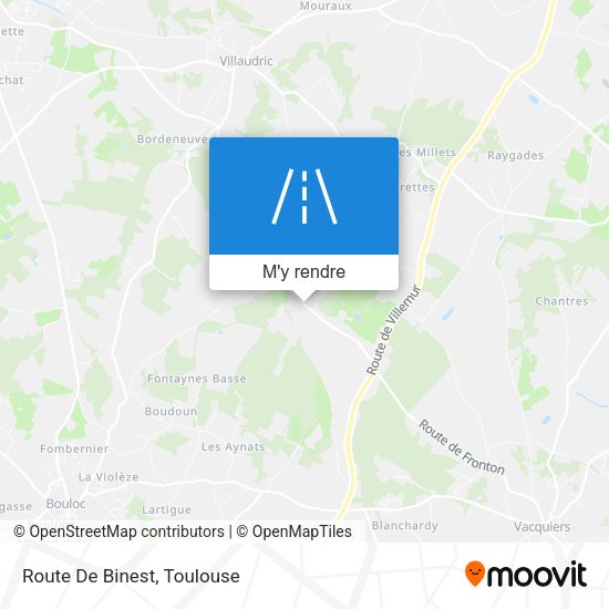 Route De Binest plan