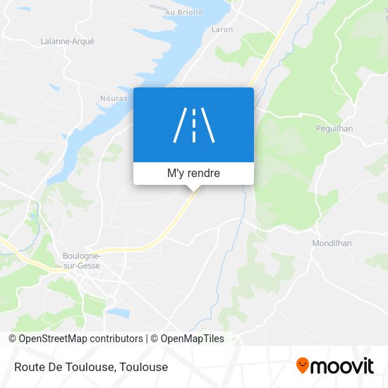 Route De Toulouse plan