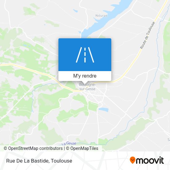 Rue De La Bastide plan
