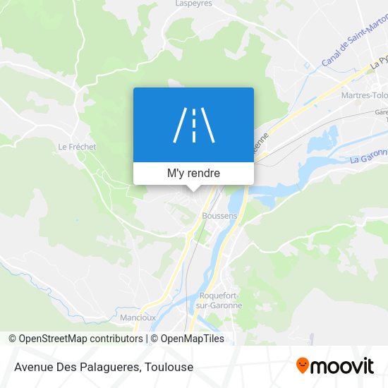 Avenue Des Palagueres plan
