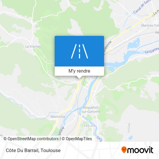 Côte Du Barrail plan
