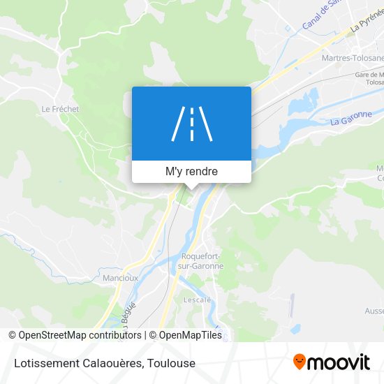 Lotissement Calaouères plan