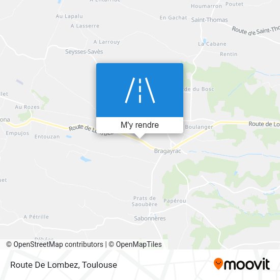 Route De Lombez plan