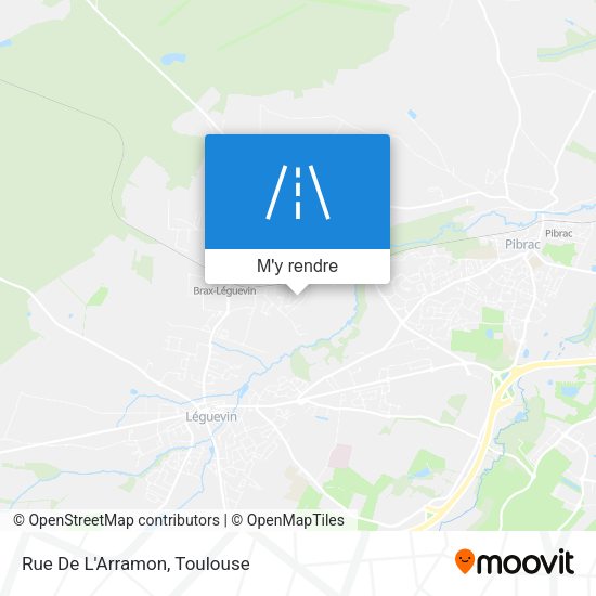 Rue De L'Arramon plan