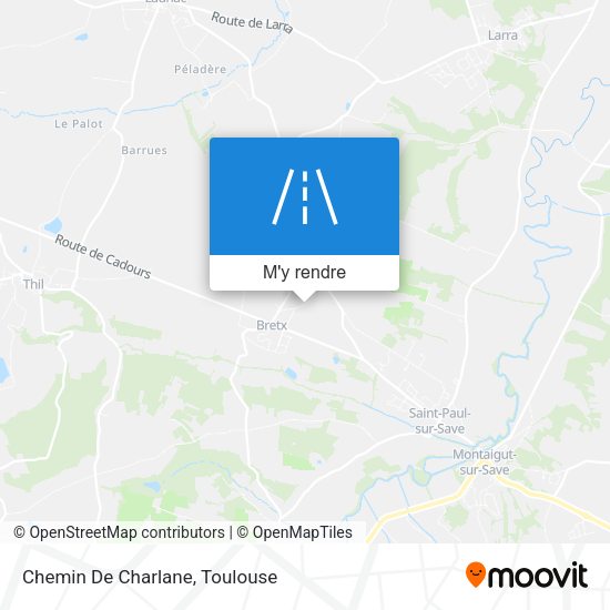 Chemin De Charlane plan