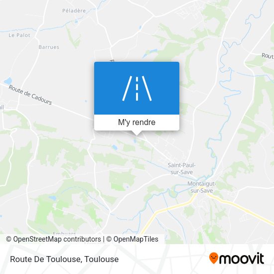 Route De Toulouse plan
