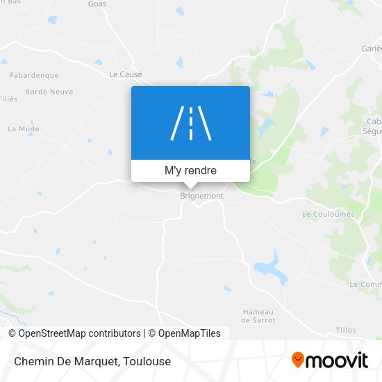 Chemin De Marquet plan