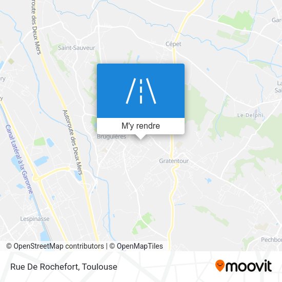 Rue De Rochefort plan