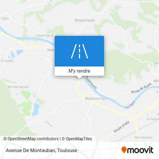 Avenue De Montauban plan