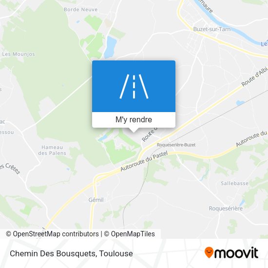Chemin Des Bousquets plan
