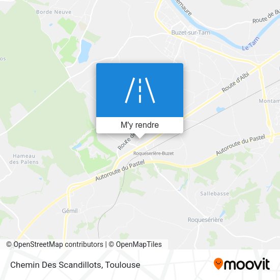 Chemin Des Scandillots plan