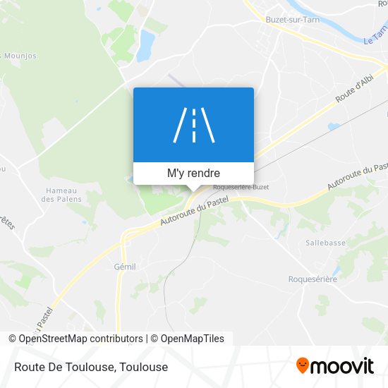 Route De Toulouse plan