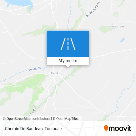 Chemin De Baudean plan