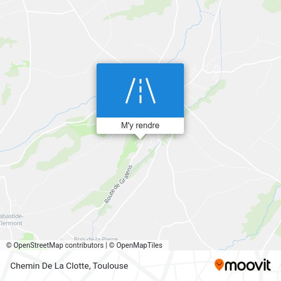 Chemin De La Clotte plan