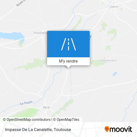 Impasse De La Canalette plan