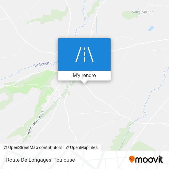 Route De Longages plan
