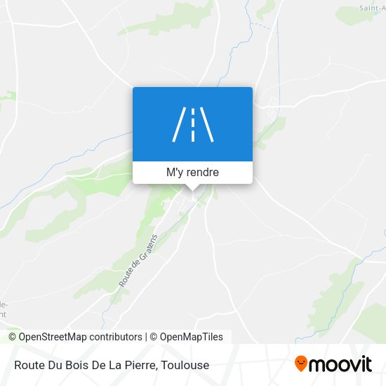 Route Du Bois De La Pierre plan
