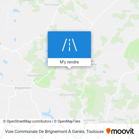 Voie Communale De Brignemont À Gariès plan